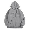 thumbnail image 4 of WENWU Women's Hoodies Sweatshirts Long Sleeve Pullover Hoodie Sweatshirt Oversized Hoodies for Women Grey Clothes Fall Clothing College Clothes for Women, 4 of 4