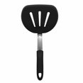 thumbnail image 1 of Circular Slotted Spatula Silicone Hanging Fried Turner Non-stick Home Kitchen slotted cookware Kitchen Cookware, 1 of 8