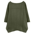 thumbnail image 4 of DxhmoneyHX Womens Oversized T Shirts Batwing Sleeve Tunic Tops Casual Summer Loose Fit Cute Basic Flowy Blouses, 4 of 8