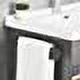 thumbnail image 4 of Self-adhesive Stainless Steel Tea Towel Holder for Kitchen WC (Black 23cm), 4 of 5
