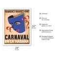 thumbnail image 2 of Cuba - Carnaval en la Habana (Carnival in Havana) - February March 1941 - Vintage Carnival Poster c.1941 - Bamboo Fine Art 290gsm Paper Print (Unframed) 24x32in, 2 of 4