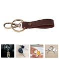 thumbnail image 3 of Faux Leather Key Ring Premium Keychain Special Hanging Decor Key Chain, 3 of 9