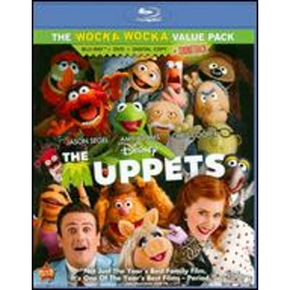 Pre-Owned The Muppets [3 Discs] [Blu-ray/DVD] (Blu-Ray 0786936820577) directed by James Bobin