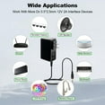 thumbnail image 6 of UltraPoE 5 Pack 12V 2A Power Adapter with 9 Tips & 4ft Cord Power Supply AC to DC Transformer for LED Strip Lights, CCTV Camera, Bluetooth Speaker, GPS, Webcam, Router, 6 of 6