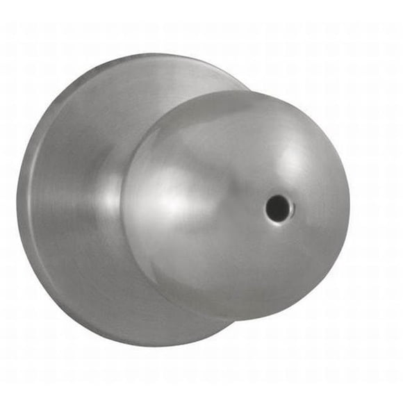 Weslock 00210GNGNFR20 Hudson Verrouillage de la Vie Privée avec Verrou Réglable et Pleine Grève de la Lèvre, Nickel Satiné