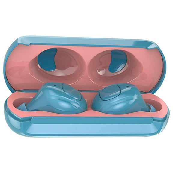 Ear buds Wireless Bluetooth Earbuds Sport 2025 NEW Bluetooth 5.3 Headphones with LED Display 128H Playtime Powerful Bass Over Ear Earphones with Earhooks IP7 Waterproof for Gym/Running/Workout(Blue)