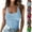 Light Blue, variant on GERsome Womens Summer Tank Tops Scoop Neck Sleeveless Shirts Ribbed Slim Fitted Casual Basic Tee Shirts Yoga Workout Layering Undershirts S-5XL