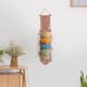 thumbnail image 1 of Sombrerero de pared para tapiz tejido | Organizador colgante de almacenamiento de gorras bohemias | Soporte de macramé de cuerda de algodón con borlas decorativas | Se adapta hasta 20 sombreros, 1 of 4