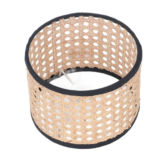 Rattan Woven Lamp Shade,  Rattan Lamp Shade Lightweight Hex Polygon Shape  for Floor Lamp