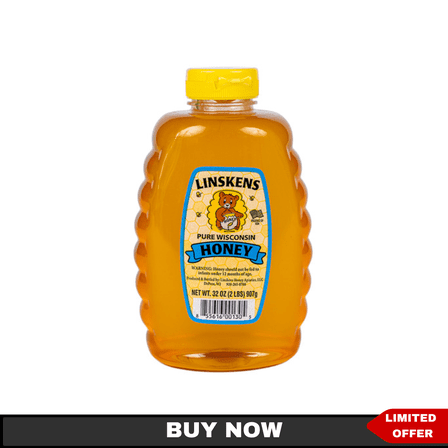 Linskens Pure Wisconsin Honey – 32 oz Natural Sweetener