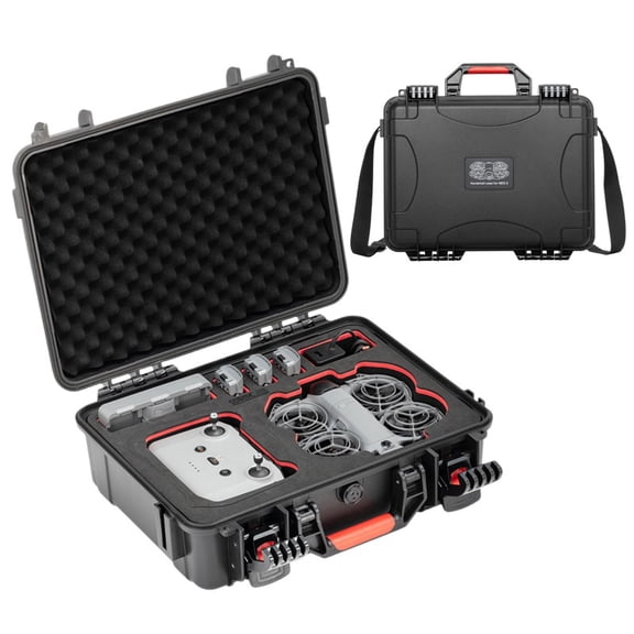Waterproof Case for DJI Neo 2 Drone Accessories Portable Hard Carrying Case Storage Bag for RC-N3/RC2 Controller Shockproof Storage Box
