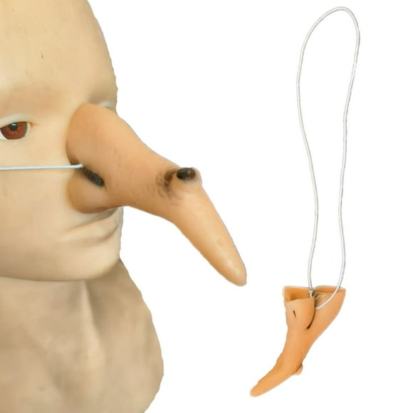 AKEGAMN Clearance! Latex Witch Nose Halloween Nose Cosplay Props With Elastic Halloween Costume Accessories For Adult Kids Toys Latex Witch Nose Halloween Nose Cosplay Props With Elastic Halloween C