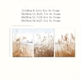 thumbnail image 3 of 3pcs Set of Natural Art Landscape Wall Art Paintings, Plainscape Poster, Pampas Plain Print Decorative Painting, Sea View Background Neutral Plant Hanging Painting, Frameless, Suitable for Living Ro, 3 of 4