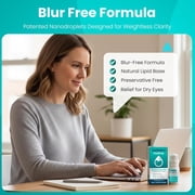TearRestore OneDrop Preservative Free Eye Drops for Dry Eyes (2 Pack), Advanced Artificial Tears Formula, Safe for Contacts, Blur-Free Relief for Severe Dryness, Daily Lubricating Eyedrops