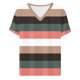 thumbnail image 5 of Camisetas Casuales de las Mujeres Moda Cómoda Impresa de Manga Corta con Cuello en V Top para el Uso Diario Casual, 5 of 8