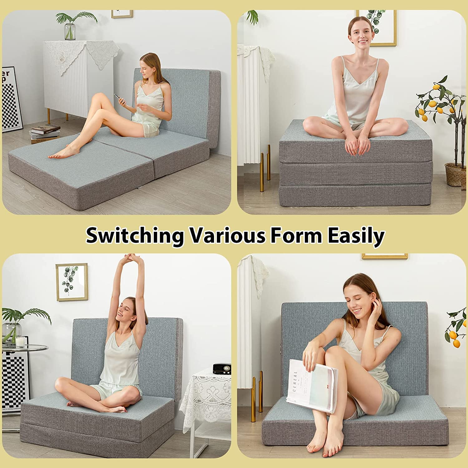 MAXYOYO 6" Foldable Trifold Mattress - Thumbnail 4