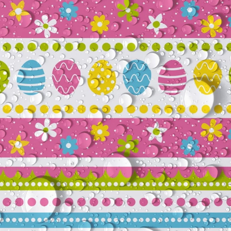 3-Pack Easter Pastel Plaid Tablecloths - 54x108 Inch Disposable Plastic, Spring Party Decor (Pink, Blue, Yellow)