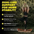 thumbnail image 3 of GIBBON SlackBoard Plus Balance Trainer for All Ages - Balance, 3 of 8