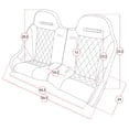 thumbnail image 4 of (Red) Daytona Pro Rear Split Bench, 4 of 4