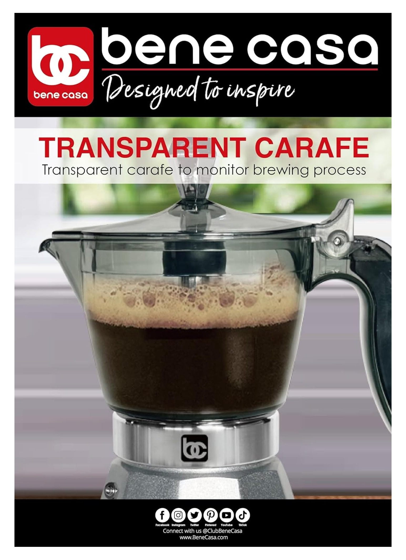 Portable Espresso Maker, Silver Cafetera - 1-3 Cups Electric Coffee Machine for Home, Travel, RV - Fast Brewing, Automatic Shut-Off