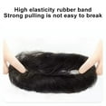 thumbnail image 5 of Real Hair Bun Wig Messy Hair Piece Extensions for Women - Versatile Ponytail Accessory with Elastic Rubber Band for Effortless Styling, 5 of 8