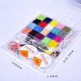 thumbnail image 3 of 9200 Uds Diy 3mm plano redondo Heishi cuentas de arcilla polimérica Kit para hacer joyería pulsera collar Earri, 3 of 4