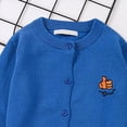 thumbnail image 4 of Gibobby Sweater Toddler Kids Baby Sweater Cardigan Fall Winter Sweater Long Sleeve Cardigan for 0-12 Months 2t 3t 4t Girls Boys(4-5 Years,Blue), 4 of 4