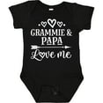 thumbnail image 3 of Inktastic Grammie and Papa Love Me Boys or Girls Baby Bodysuit, 3 of 5