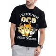 thumbnail image 1 of Nueva camiseta de edición limitada "Sufro de TOC", trastorno obsesivo por gatos, regalo para amantes de las mascotas., 1 of 7