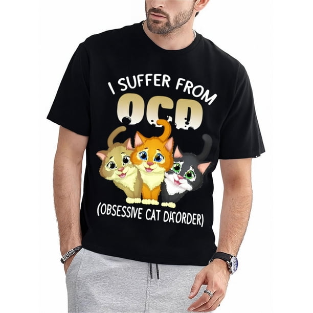 New Limited Edition I Suffer From ODC Obsessive Cat Disorder Pet Lovers Gift T-Shirt