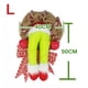 thumbnail image 2 of Estola De Ladrón De Navidad, Adornos Navideños, Guirnalda De Arpillera Navideña Para Puertas, Ventanas Y Paredes matsuzay HA040849-03, 2 of 6