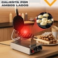 thumbnail image 3 of Maquina Electrica Gutstark Giratoria Waffles Bubble Gofres Burbuja, 3 of 10