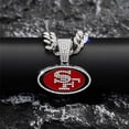 thumbnail image 4 of Hip Hop Cuban Chains letters SF Pendant Necklace With 13mm Miami Cuban Chain Iced Out Bling HipHop Necklaces Fashion Jewelry, 4 of 8