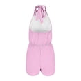 thumbnail image 7 of Yuhangmm Womens Rompers for Summer, Elegant Sleeveless One Piece Outfit with Tie Detailing Casual Summer Style Pink S, 7 of 7