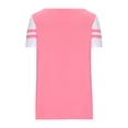 thumbnail image 5 of Birdeem T-Shirt Décontracté Mode Femme Col Rond Manches Courtes Poches Ample, 5 of 5