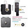 thumbnail image 3 of 5pcs High Torque Quartz DIY Wall Clock Movement Mechanism Hands Kit, 3 of 5