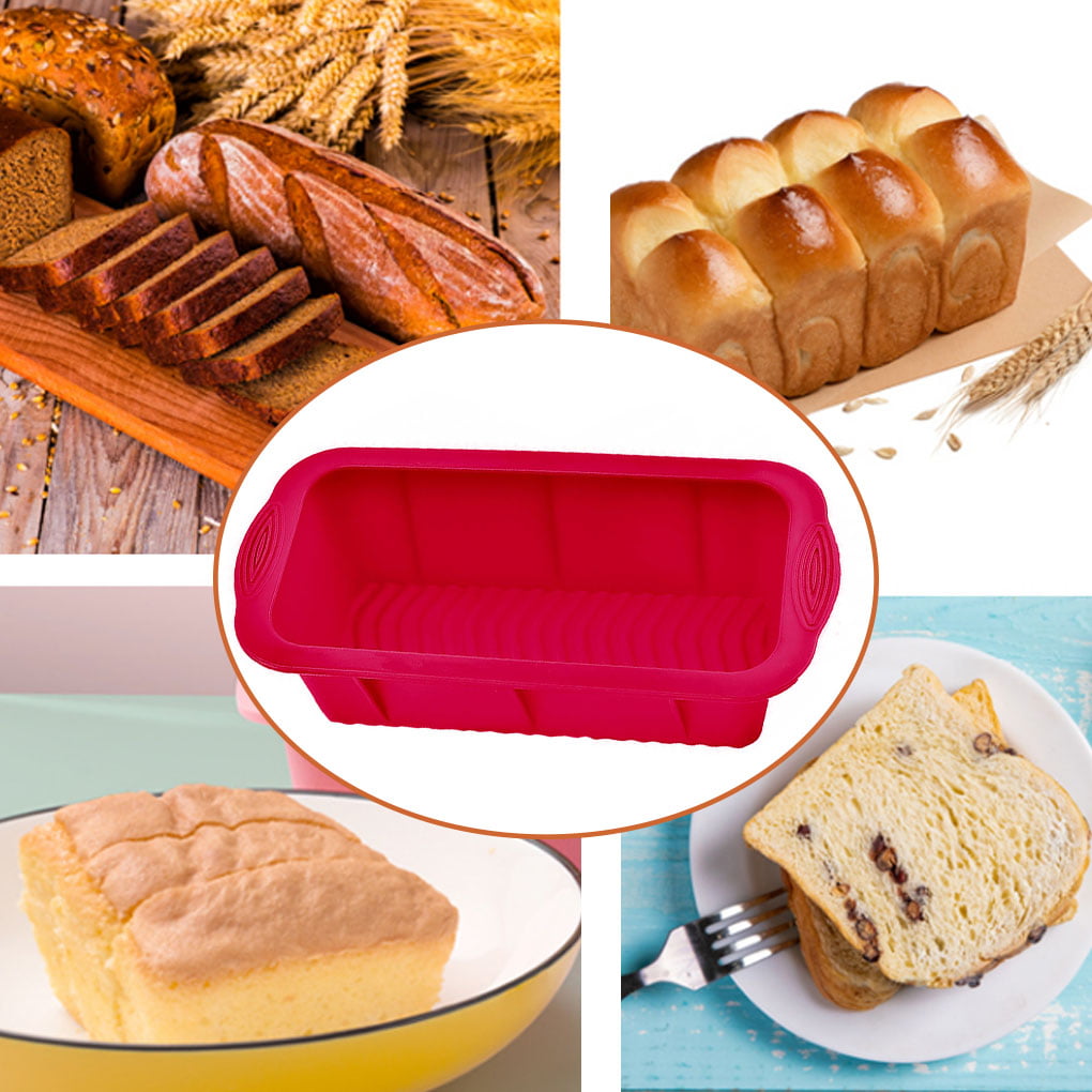 Bread Mould Tin Bake Pan Loaf Bread Cake Silicone Bakeware Silicone DIY 