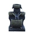thumbnail image 4 of ziyahi LED Light Water Feature Fountain Home Office lights tabletop Decor Christmas Present Statues, 4 of 9