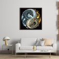thumbnail image 3 of (11CTACC-919 45x45 color) Hilo algodón ecológico bordado 11CT 3 hebras impresión 45*45cm Diagrama Tai Chi Yin y Yang-Kit serie dibujos animados punto cruz dragón, 3 of 9