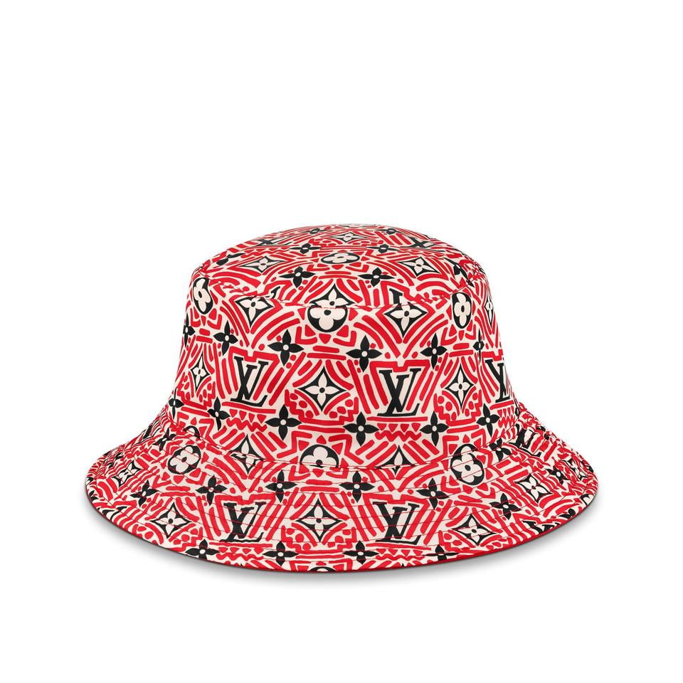 Louis Vuitton, Nigo Damier Giant Wave Monogram Sun Hat