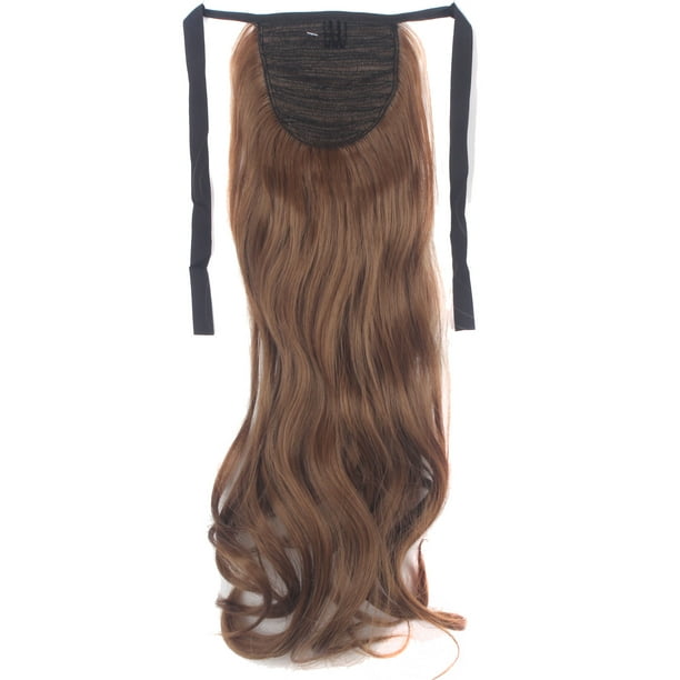 NK Beauty 18" Tie up Binding Long Curly Ponytail Hair Extensions