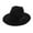 Black, variant on HNMKIU Adjustable Wide Brim Outback Hat with Buckle Strap for Men and Women Baseball Cap Hot Pink,One Size