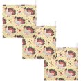 thumbnail image 6 of Coolnut 3 PCS Colored Autumn Turkey Baby Muslin Washcloths, Thanksgiving Day Face Towel Burp Cloths Ultra Soft Absorbent Cotton Bath Wipes Towels for Newborn Boys Girls, 6 of 6