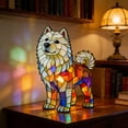 thumbnail image 5 of Tarmeek Easter Night Light Lamp Easter Decorations, Resin 6 Inch Easter Light Up Samoyed Dog Statue Night Light Home Mantel Easter Decor, Indoor Figurine Lamp for Easter Bedroom Ornaments, 5 of 7