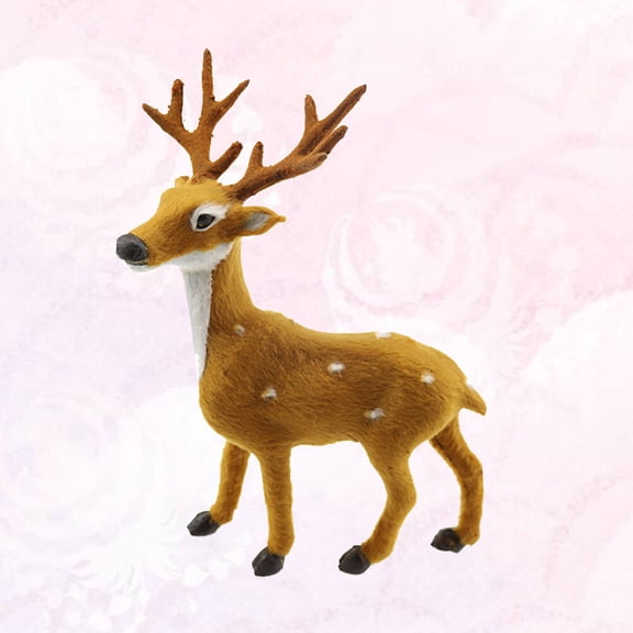 Raindrops deer decorations Christmas Deer Figurine Light Brown 1Pc