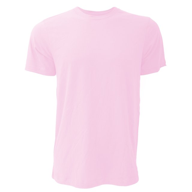 Canvas - Camiseta Básica de manga corta Unisex - Casual o Deporte/Gym Hombre/Mujer (Rosa Suave)