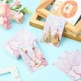 thumbnail image 6 of 1 Bag 50Pcs Rectangle Hot Stamping Cardboard Paper Jewelry Display Cards for Hanging Earring & Necklace with 50Pcs OPP Cellophane Bags Pink Card: 9x6x0.04cm Hole: 1.6mm, 6 of 6