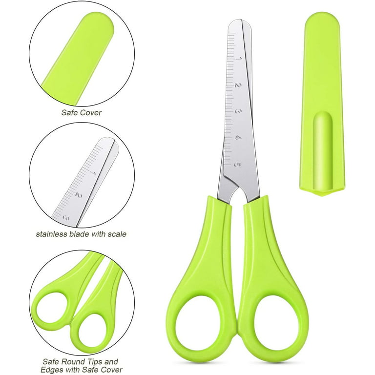 Candy Color Safety Scissors for Kids Paper Cutter Hand Making Tool