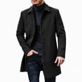 thumbnail image 7 of LONKITO Mens Peacoat Long Jackets Relaxed Fit Outerwear Coats with Pockets for Fall Winter Clothes, 7 of 7