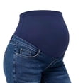 thumbnail image 4 of Stamzod Maternity Pants for Work Over Belly Bootcut Pregnancy Jeans Stretchy Trendy Dressy Casual Flare Denim Pants with Pockets S, 4 of 7